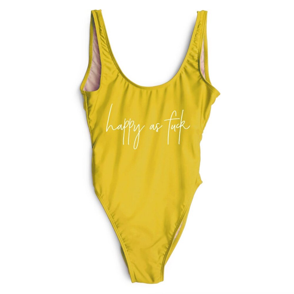 PRIVATE PARTY "Happy AF" Swimsuit